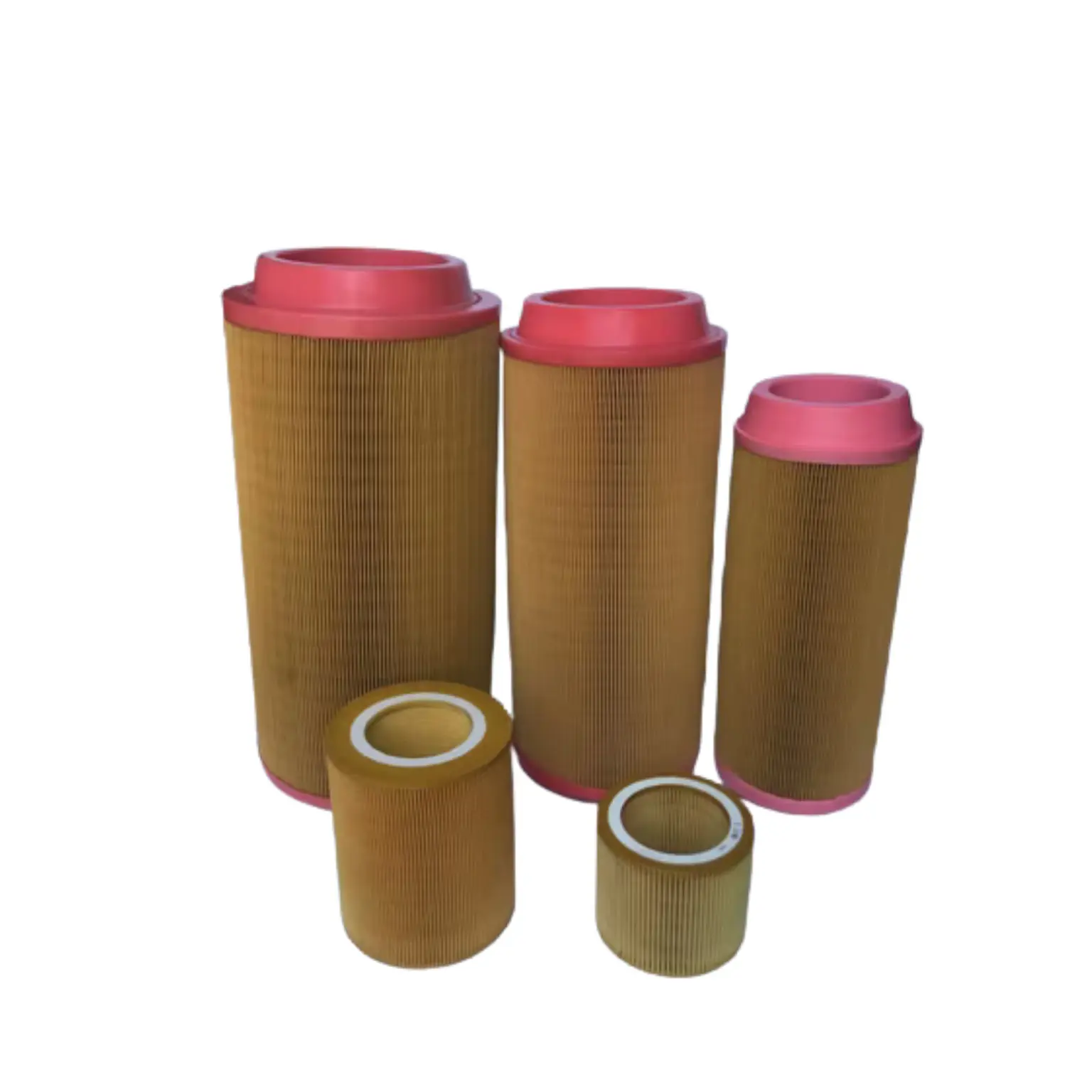 Screw compressor air filter for clean and dust-free compressed air supply
