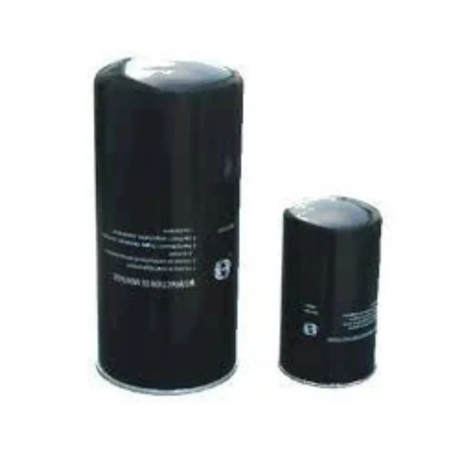 High efficiency oil filter element for screw air compressor lubrication system
